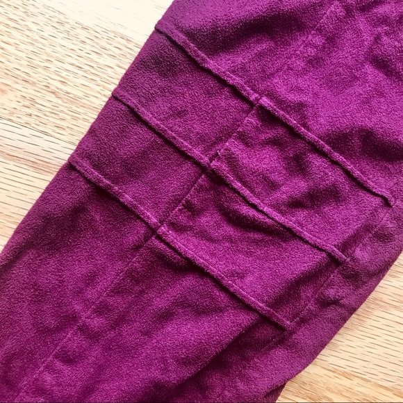 Suede Moto Leggings - Picture 2 of 3